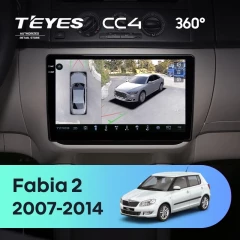 Штатная магнитола Teyes CC4 360 8/128 Skoda Fabia 2 (2007-2014)