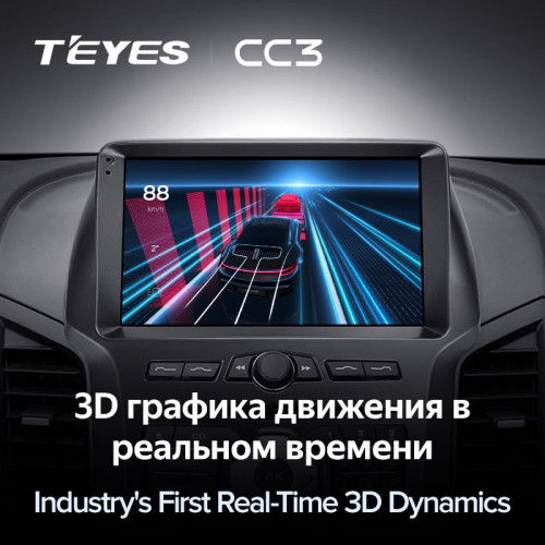 Штатная магнитола Teyes CC3 6/128 Ford Ranger 3 (2011-2015) F1