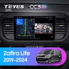 Штатная магнитола Teyes CC3 2K 360 6/128 Opel Zafira Life (2019-2024)
