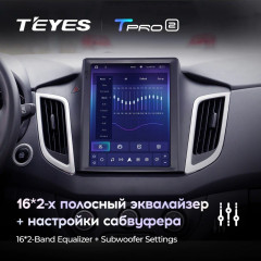 Штатная магнитола Tesla style Teyes TPRO 2 4/32 Hyundai Creta (2015-2019)