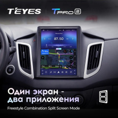 Штатная магнитола Tesla style Teyes TPRO 2 4/32 Hyundai Creta (2015-2019)