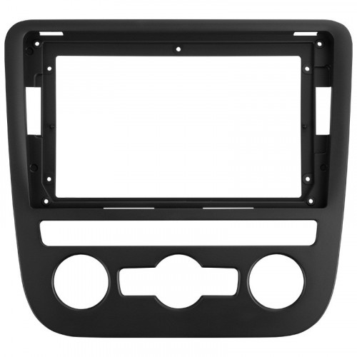 Переходная рамка Volkswagen Scirocco 3 Mk3 (2008-2014) F2 (чёрная) (9")