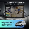 Штатная магнитола Teyes CC4 Pro 8/128 Toyota Highlander 2 XU40 (2007-2013) F2 (13")