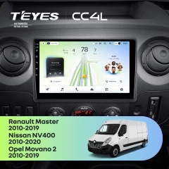 Штатная магнитола Teyes CC4L 6/64 Opel Movano 2 (2010-2019) F2