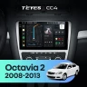 Штатная магнитола Teyes CC4 6/64 Skoda Octavia 2 A5 (2008-2013) Серая