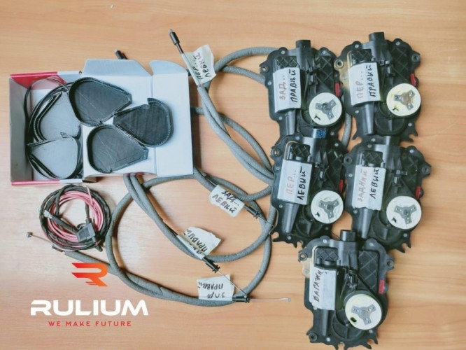 Комплект доводчиков дверей Rulium для Volkswagen Terramont 2017-2020