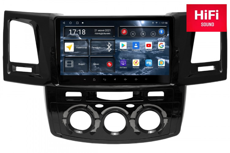 Штатная магнитола Redpower 75269 Toyota Fortuner; Hilux (2005-2015)