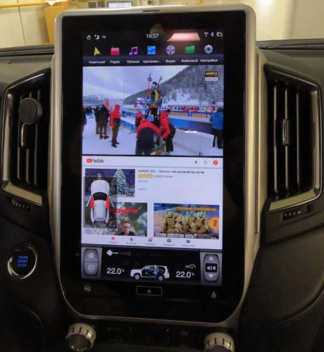 Штатная магнитола Tesla Carmedia ZF-1807H Toyota Land Cruiser 200 2015+