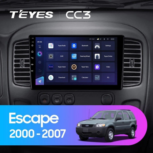 Штатная магнитола Teyes CC3 6/128 Ford Escape (2000-2007)
