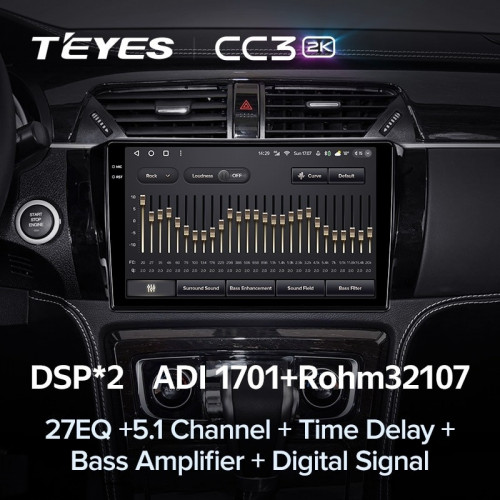 Штатная магнитола Teyes CC3 2K 6/128 Zotye T600 (2014-2019)