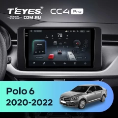 Штатная магнитола Teyes CC4 Pro 8/128 Volkswagen Polo 6 (2020-2022)