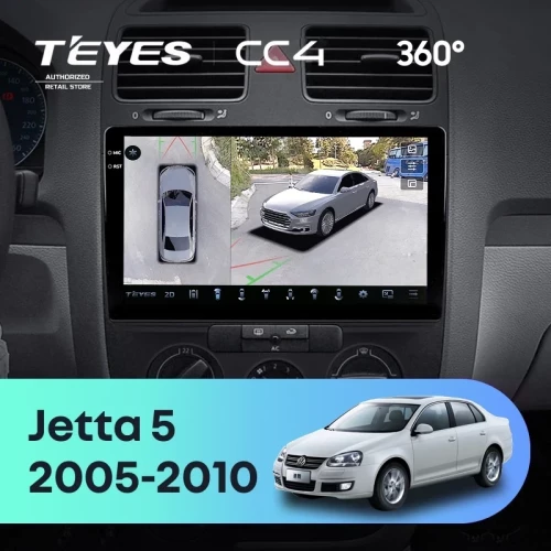 Штатная магнитола Teyes CC4 360 8/128 Volkswagen Jetta 5 (2005-2010) F2