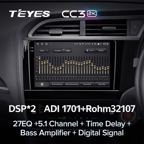 Штатная магнитола Teyes CC3 2K 6/128 Honda Shuttle 2 (2015-2020) Правый руль