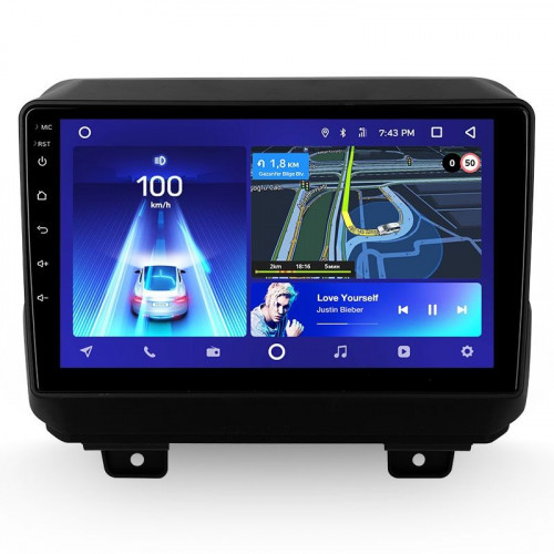 Переходная рамка Jeep Wrangler 4 JL (2018-2019) (9")