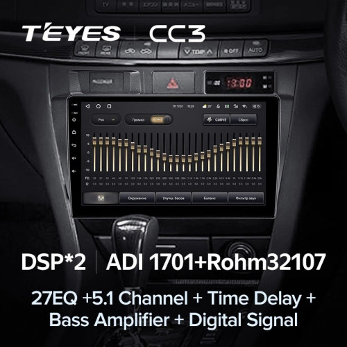 Штатная магнитола Teyes CC3 6/128 Toyota Mark II 9 X100 (2000-2007) F1