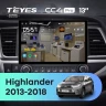 Штатная магнитола Teyes CC4 Pro 8/128 Toyota Highlander 3 XU50 (2013-2018) (13")