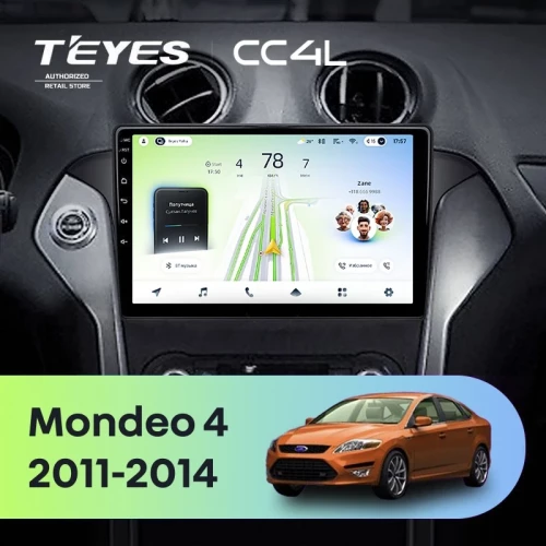 Штатная магнитола Teyes CC4L 6/64 Ford Mondeo 4 (2011-2014)