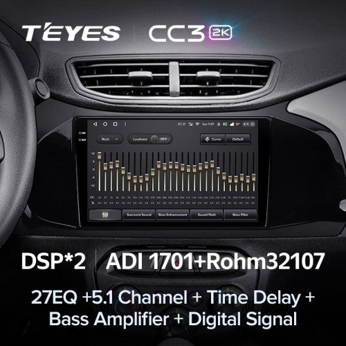Штатная магнитола Teyes CC3 2K 4/64 Chevrolet Onix (2012-2019)