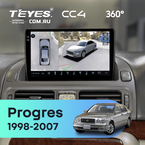 Штатная магнитола Teyes CC4 360 6/64 Toyota Progres (1998-2007)