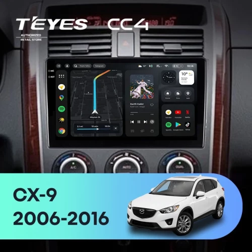 Штатная магнитола Teyes CC4 6/64 Mazda CX-9 TB (2006-2016)