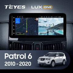 Штатная магнитола Teyes LUX ONE 360 6/128 Nissan Patrol 6 Y62 (2010-2020)