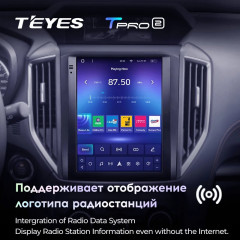 Штатная магнитола Tesla style Teyes TPRO 2 4/64 Subaru Forester 5 SK S14 (2018-2021)