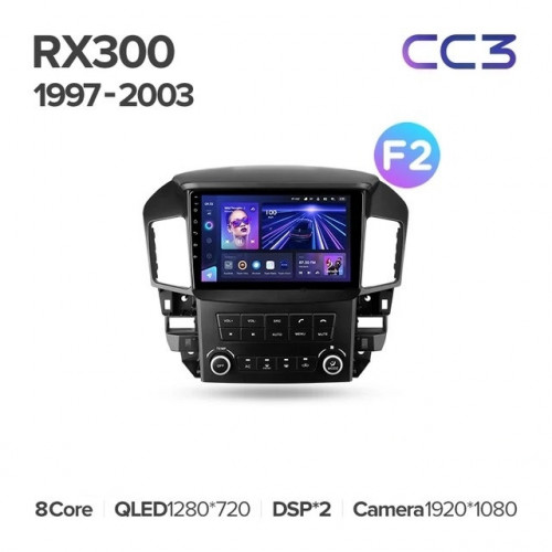 Штатная магнитола Teyes CC3 6/128 Lexus RX300 XU10 (1997-2003) F2