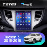 Штатная магнитола Tesla style Teyes TPRO 2 4/32 Hyundai Tucson 3 (2015-2018) Тип-A