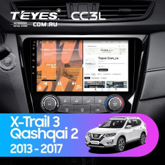 Штатная магнитола Teyes CC3L 4/32 Nissan X-Trail 3 T32 (2013-2021) F2 климат контроль Тип-C