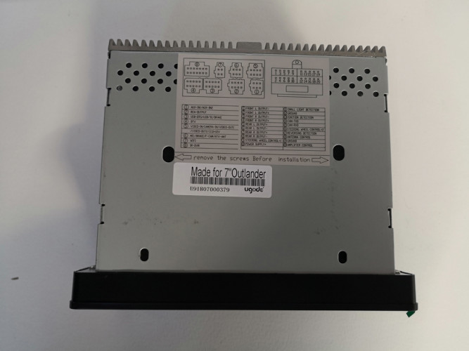 Штатная магнитола Carmedia U9-6382-T8 Mitsubishi L200 2015+