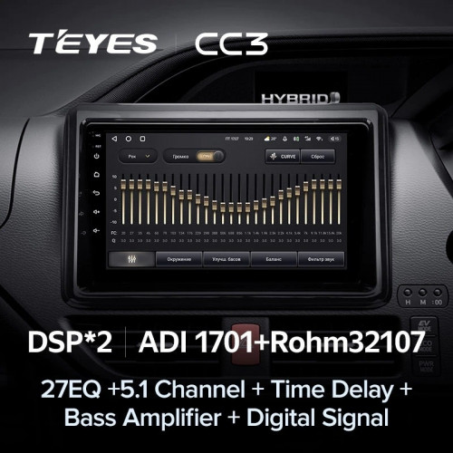 Штатная магнитола Teyes CC3 6/128 Toyota Noah R80 (2014-2020)