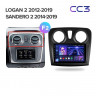 Штатная магнитола Teyes CC3 4/64 Renault Sandero 2 (2013-2022) F2