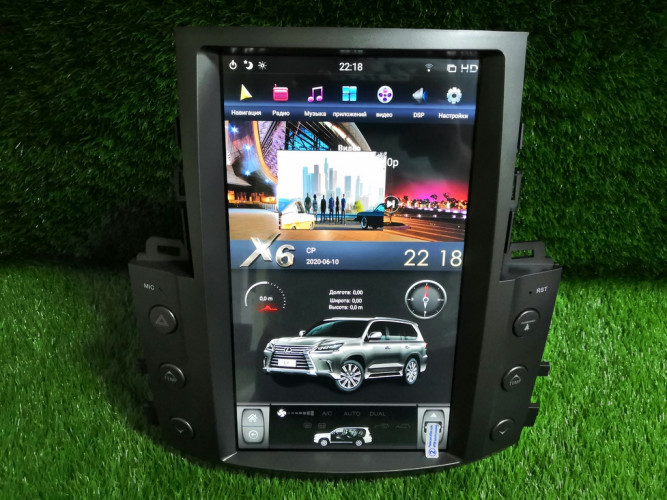 Штатная магнитола Tesla Carmedia ZF-1819-DSP Lexus LX 570 2007-2015