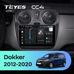 Штатная магнитола Teyes CC4 6/64 Renault Dokker (2012-2020)