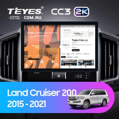 Штатная магнитола Teyes CC3 2K 4/32 Toyota Land Cruiser 200 (2015-2021) (11")