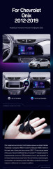 Штатная магнитола Teyes CC3 4/64 Chevrolet Onix (2012-2019)