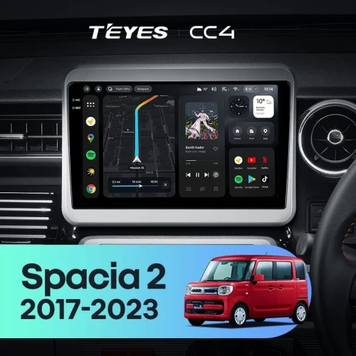 Штатная магнитола Teyes CC4 8/128 Suzuki Spacia 2 (2017-2023)