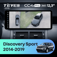 Штатная магнитола Teyes CC4 Pro 12.3" 360 12/256 Land Rover Discovery Sport L550 (2014-2019) Тип-A