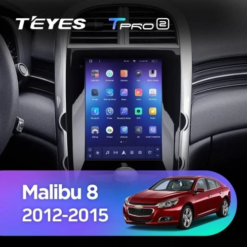 Штатная магнитола Tesla style Teyes TPRO 2 6/128 Chevrolet Malibu 8 (2012-2015) F1