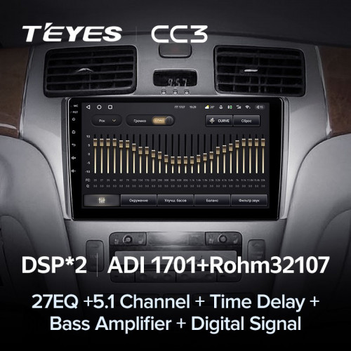 Штатная магнитола Teyes CC3 4/32 Lexus ES250 ES300 ES330 (2001-2006)