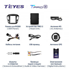 Штатная магнитола Tesla style Teyes TPRO 2 4/32 Lexus RX300 XU10 (1997-2003)
