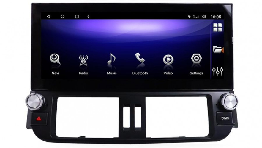 Штатная магнитола Сarmedia KP-T1208 Toyota Land Cruiser Prado 150 2009-2013