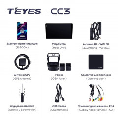 Штатная магнитола Teyes CC3L 4/32 Nissan Teana J31 (2003-2008) F2