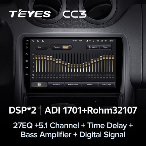 Штатная магнитола Teyes CC3 6/128 Renault Duster 1 (2010-2015)