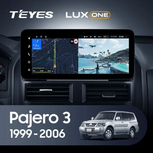 Штатная магнитола Teyes LUX ONE 6/128 Mitsubishi Pajero 3 V70 V60 (1999-2006)