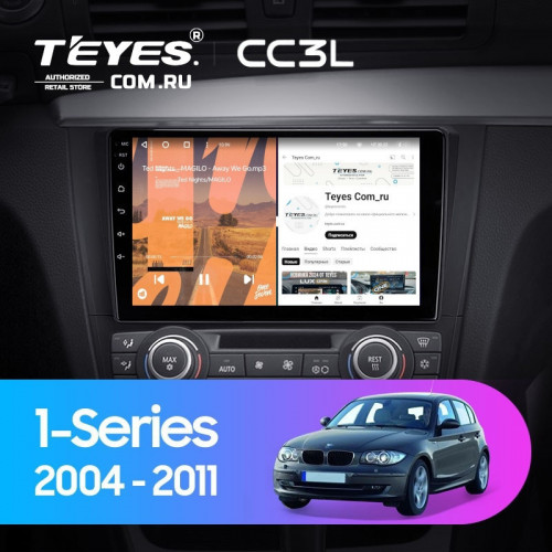 Штатная магнитола Teyes CC3L 4/32 BMW 1 серия E88 E82 E81 E87 (2004-2011) F1