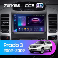 Штатная магнитола Teyes CC3 2K 4/64 Toyota Land Cruiser Prado 120 (2002-2009) F3