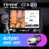 Штатная магнитола Teyes CC3 2K 4/64 SsangYong Actyon Sports (2005-2017) (11")