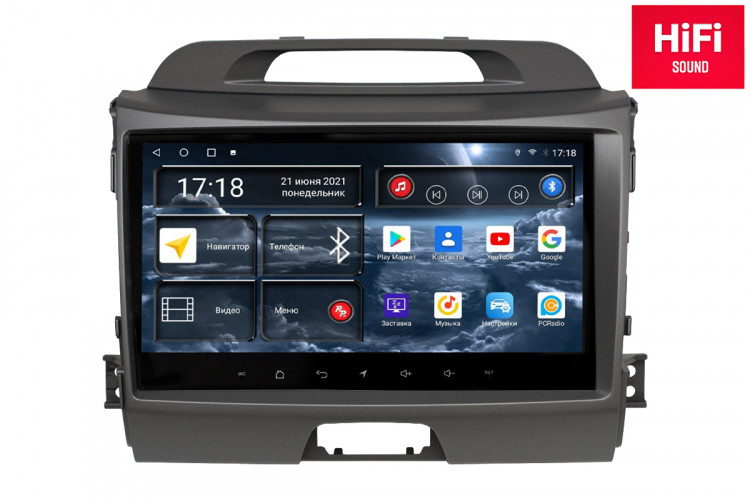 Штатная магнитола Redpower 75074 Kia Sportage 3-поколение (08.2010-03.2016)