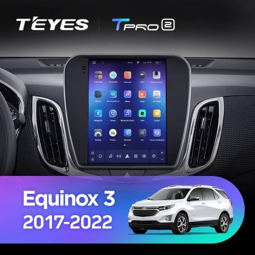 Штатная магнитола Tesla style Teyes TPRO 2 6/128 Chevrolet Equinox 3 (2017-2022)